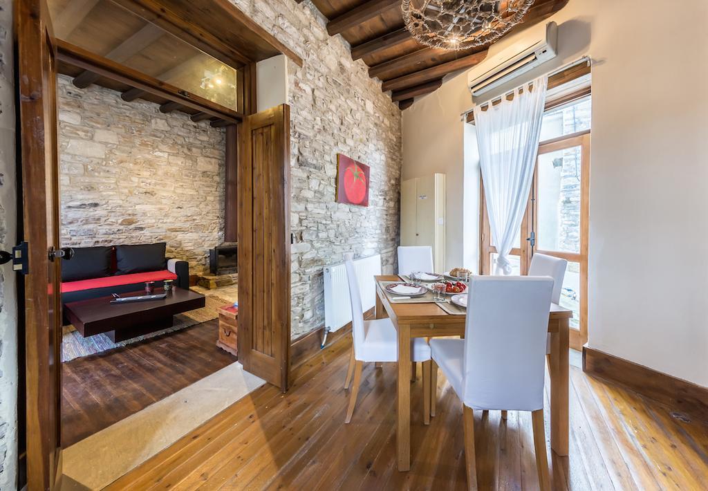 Redblue Door Two Traditional Listed Houses Pano Lefkara Exterior photo